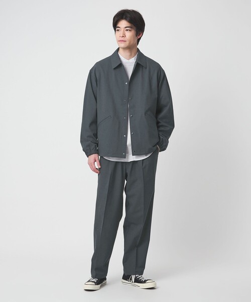 極美品　green label relaxing　レダ ジャケット 無地　グレー green label relaxing（グリーンレーベルリラクシング） ジャケット