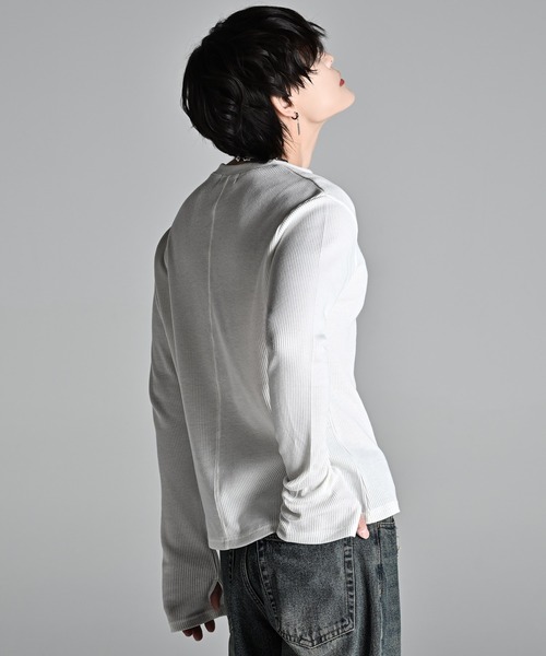 ADRER（アドラー） ヘンリーネック tシャツ Thermal long sleeve tee