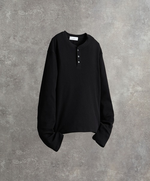 ADRER（アドラー） ヘンリーネック tシャツ Thermal long sleeve tee