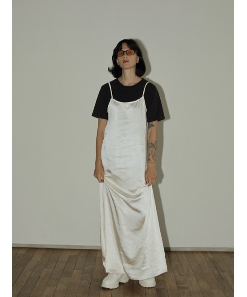 「AMAIL」 キャミソールワンピース FREE アイボリー レディース_画像7