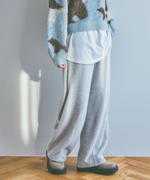 niko and…（ニコアンド） スウェットパンツ ジャージ フワフワフェザー