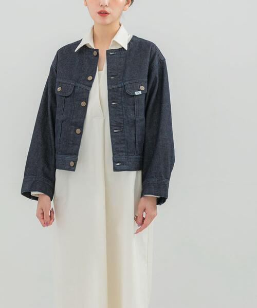デニムジャケット gジャン 「別注」Lee101×ROSSO NOCOLLAR SHORT