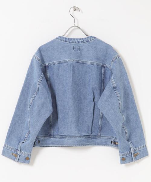デニムジャケット gジャン 「別注」Lee101×ROSSO NOCOLLAR SHORT