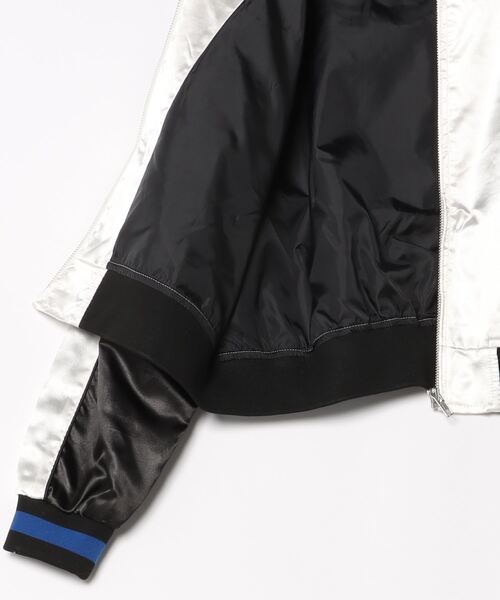 「jouetie」 スカジャン MEDIUM ボルドー レディース_画像2