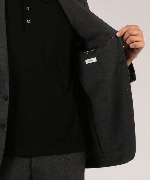 「TOMORROWLAND」 テーラードジャケット 42 グレー メンズ_画像10