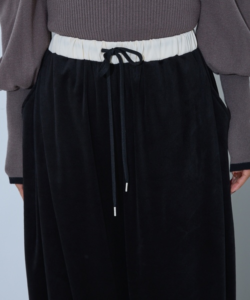 「NOMINE」 イージーパンツ S ボルドー レディース_画像6