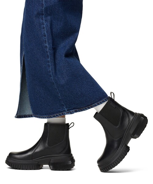 「SOREL」 ショートブーツ 24.5cm ブラック レディース_画像6