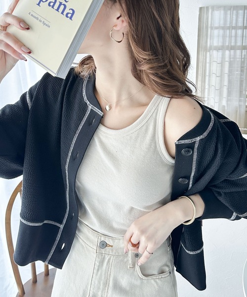 「Java」 カーディガン MEDIUM モカ レディース | Java | 05