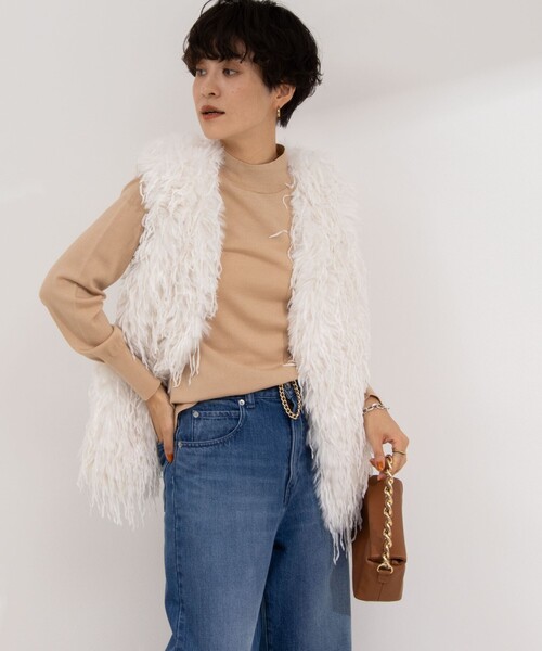 「NOLLEY'S Sophi」 長袖ニット 38 パープル レディース_画像5