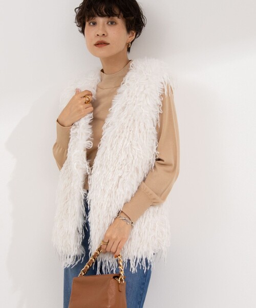 「NOLLEY'S Sophi」 長袖ニット 38 パープル レディース_画像6