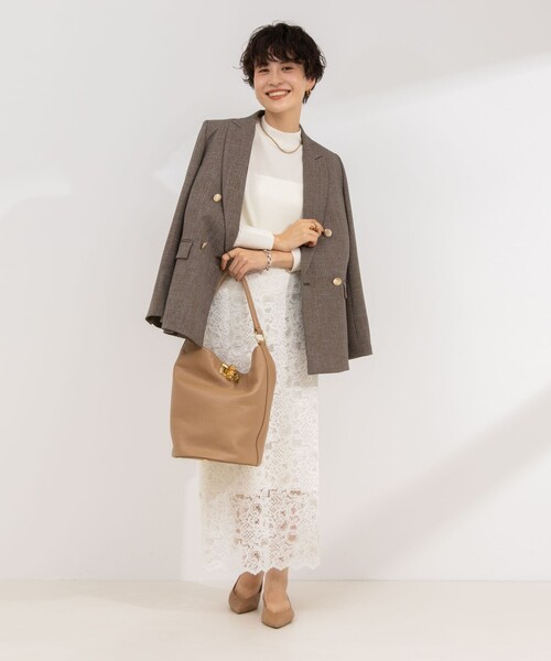 「NOLLEY'S Sophi」 長袖ニット 38 パープル レディース_画像8