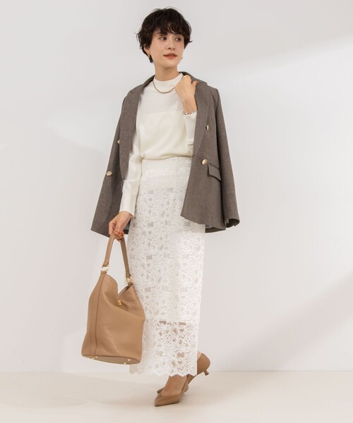 「NOLLEY'S Sophi」 長袖ニット 38 パープル レディース_画像9