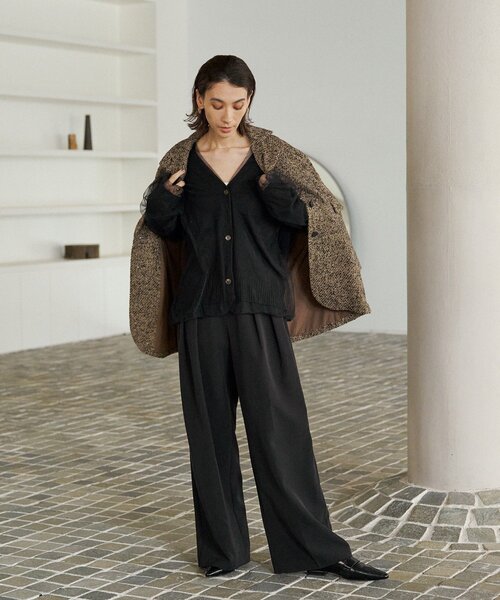 「CAPRICIEUX LE'MAGE」 ニットカーディガン FREE ブラウン レディース_画像5