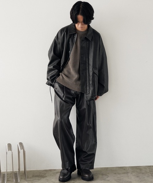 「WYM LIDNM」 パンツ M ブラック メンズ_画像4