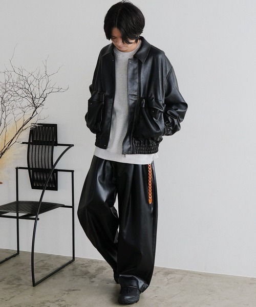 「WYM LIDNM」 パンツ M ブラック メンズ_画像6