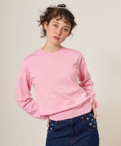 「TINA：JOJUN」 長袖ニット M ピンク レディース_画像3