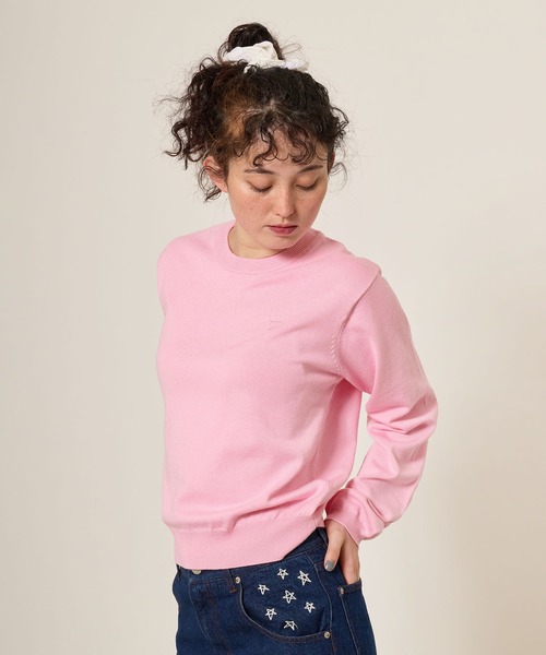 「TINA：JOJUN」 長袖ニット M ピンク レディース_画像5