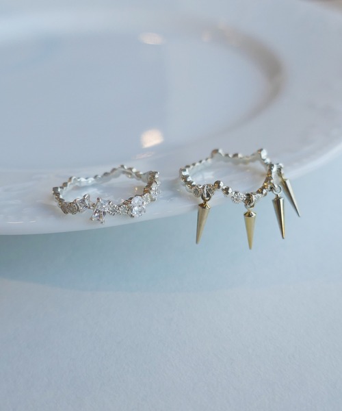 「e.m.」 リング L シルバー レディース_画像5