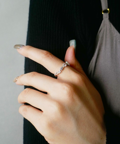 「e.m.」 リング L シルバー レディース_画像8