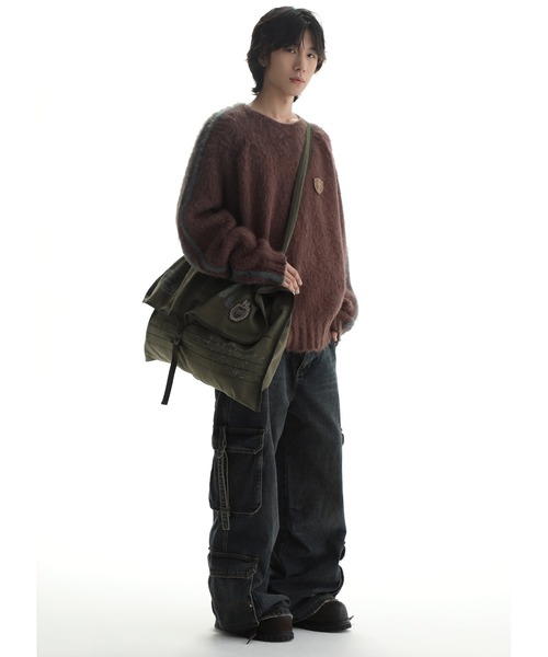 「MASONPRINCE」 長袖ニット S グレー メンズ