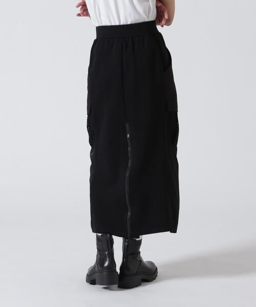 ＊さくら＊ページ！美品！RISLEY リズレー　コンビ バイカラースカート Risley スカート Risley/リズレー/バイカラージップスカート