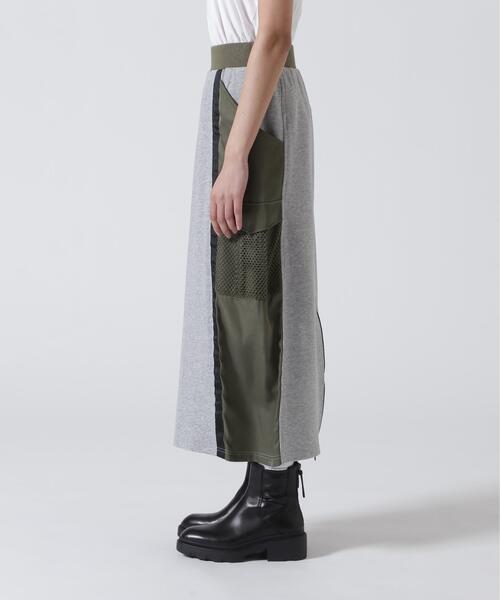 ＊さくら＊ページ！美品！RISLEY リズレー　コンビ バイカラースカート Risley スカート Risley/リズレー/バイカラージップスカート