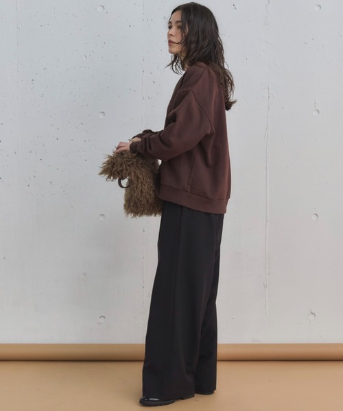 「DOUX ARCHIVES」 長袖カットソー 38 ネイビー レディース_画像7