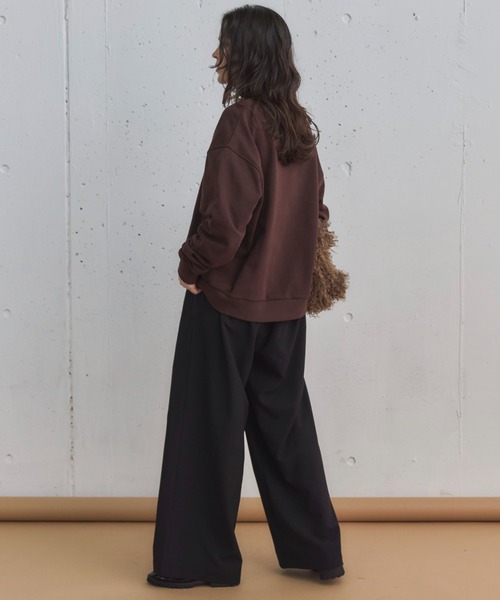 「DOUX ARCHIVES」 長袖カットソー 38 ネイビー レディース_画像9