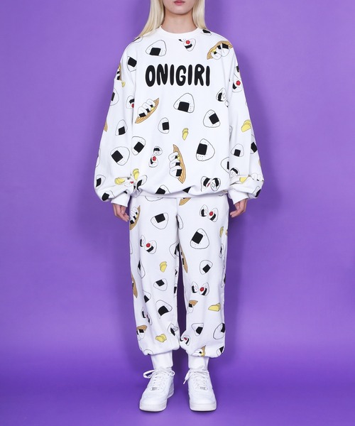 「PUNYUS」 スウェットカットソー 3 ブラック レディース_画像2