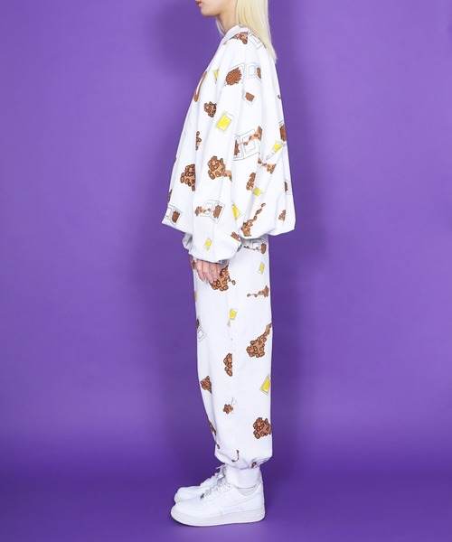 「PUNYUS」 スウェットカットソー 3 ブラック レディース_画像5