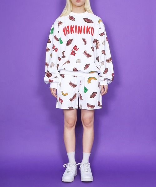 「PUNYUS」 スウェットカットソー 3 ブラック レディース_画像7