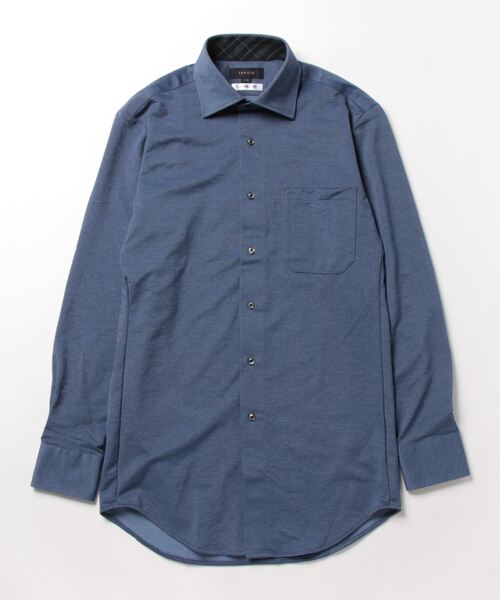 「TAKA-Q」 長袖シャツ - ネイビー メンズ_画像2