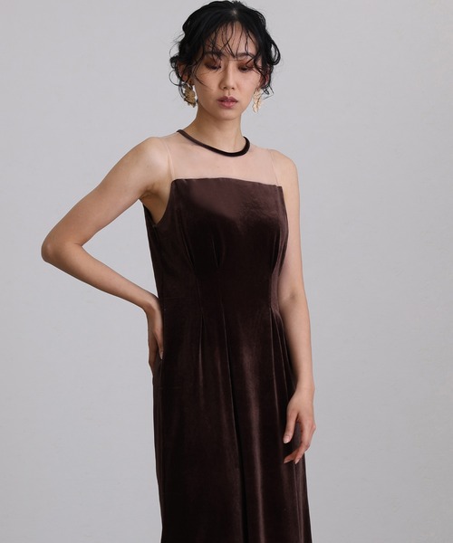 「atlo」 コンビワンピース M ブラック レディースの画像