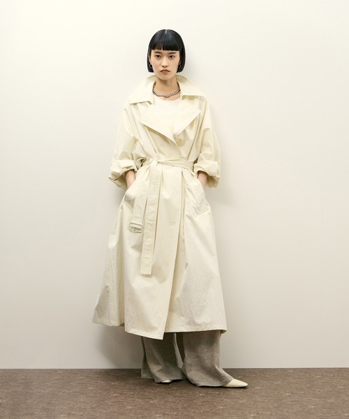 アダムエロぺ　リラックスライトトレンチコート　ベージュ　36 新品 ADAM ET ROPE'（アダムエロペ） トレンチコート コート リラックス