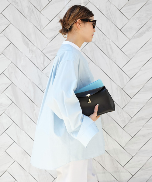 シャツ/ブラウス(長袖/七分) CELERI  SHIRRING BLOUSE Deuxieme Classe（ドゥーズィエムクラス）の「CELERI Shirring Blouse