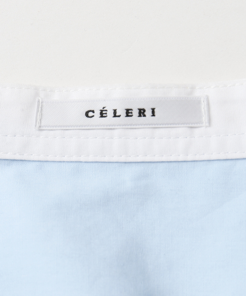 【新品未使用】CELERI セルリ　スタンドカラー スリーブス シャツ CELERI (セルリ) スタンドカラー スリーブス シャツ 22050510001130