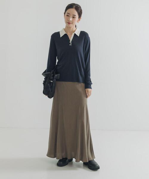 「URBAN RESEARCH」 ロングスカート FREE ブラック レディースの画像