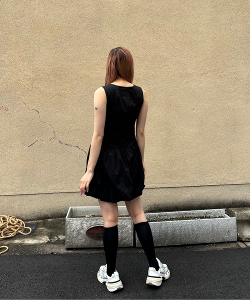 Fano Studios」 ノースリーブワンピース M ブラック レディース