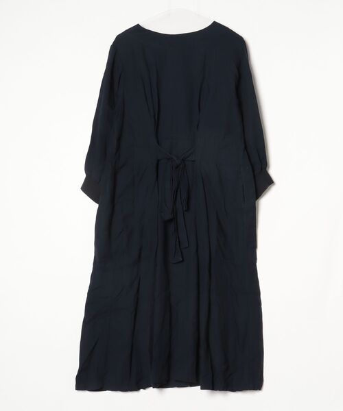 「ZUCCa」 長袖ワンピース M ネイビー レディースの画像