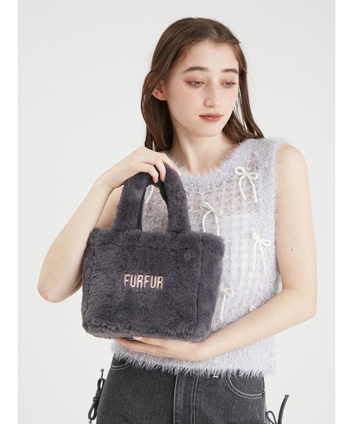 FURFUR（ファーファー） 2WAYバッグ F グレー レディース : ZOZOTOWN