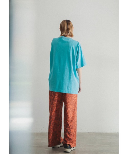 「FIL DE FER」 半袖Tシャツ FREE サックスブルー レディース_画像4