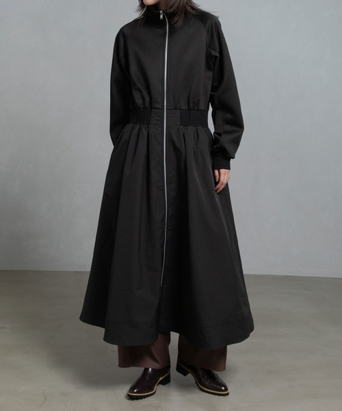 「MARECHAL TERRE」 長袖ワンピース MEDIUM ブラック レディース_画像2
