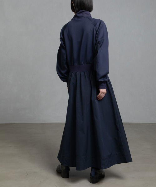 「MARECHAL TERRE」 長袖ワンピース MEDIUM ブラック レディース_画像4