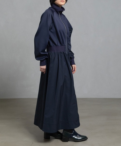 「MARECHAL TERRE」 長袖ワンピース MEDIUM ブラック レディース_画像5