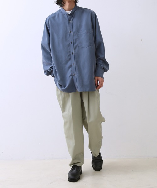 「ADAM ET ROPE'」 長袖シャツ L ブラック メンズの画像