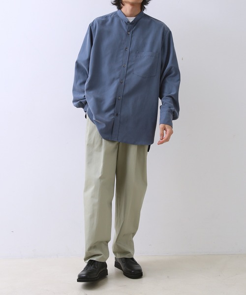 「ADAM ET ROPE'」 長袖シャツ L ブラック メンズの画像
