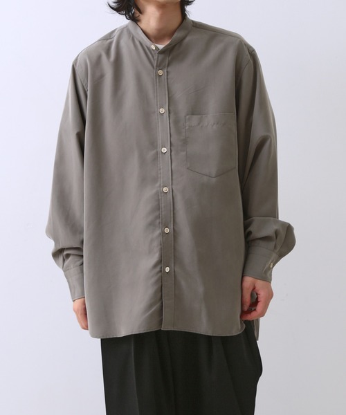 「ADAM ET ROPE'」 長袖シャツ L ブラック メンズの画像