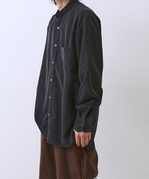 「ADAM ET ROPE'」 長袖シャツ L ブラック メンズの画像