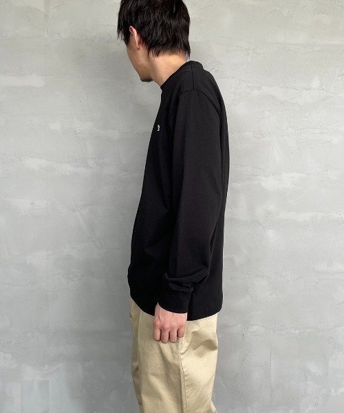 「LACOSTE」 長袖カットソー 2 グレイッシュベージュ レディース_画像9