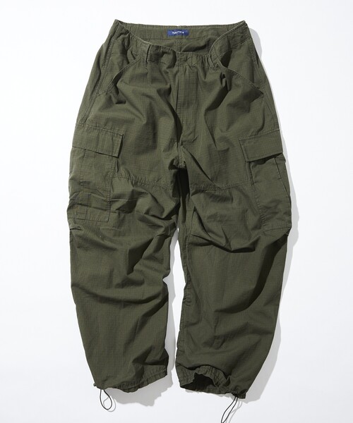 カーゴパンツ ワイドレッグ オリーブ XS NAUTICA（ノーティカ） カーゴパンツ X-LARGE オリーブ メンズ